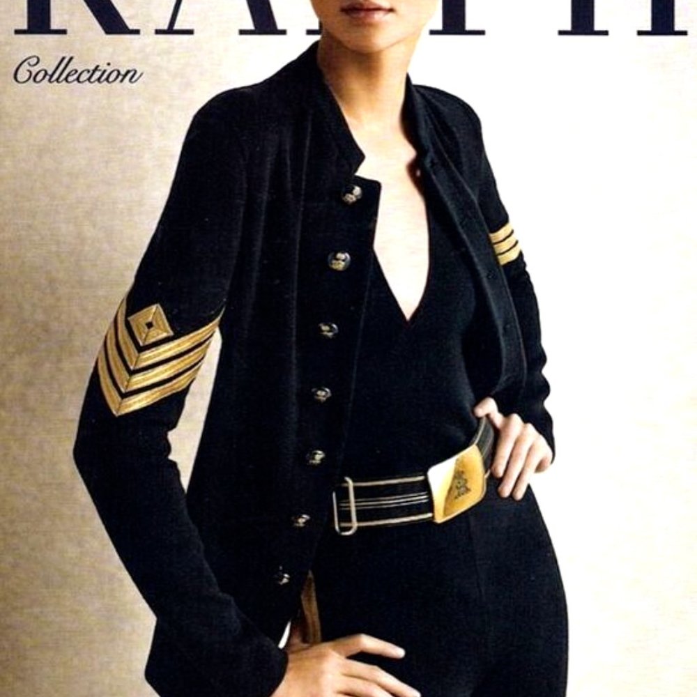 RALPH LAUREN Collection Purple Label Military Embroidered Jacket